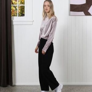 rachel comey haven top pink velour